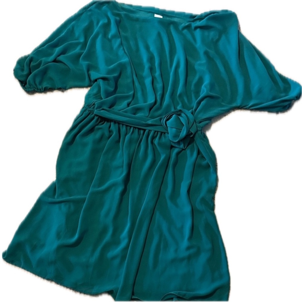 Paper Doll Teal Dress